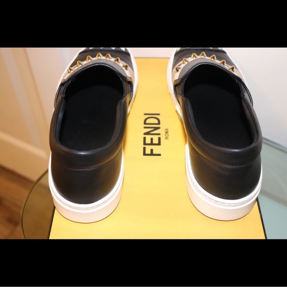 FENDI👾 Monster Studded slip-on sneakers - Picture 3 of 6